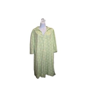 Tibi Pastel Green Floral Dress